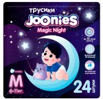Подгузники-трусики, Joonies (Джунис) 6-11 кг р. M 24 шт Мэджик найт