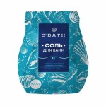 Соль для ванн, O'Bath (ОБас) 1000 г 1 шт морская природная с микроэлементами пакет