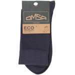 Носки мужские, Omsa (Омса) р. 39-41 (25-27) ECO 403 Эко гладь grigio scuro темно-серый