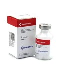 Меропенем, порошок для приготовления раствора для внутривенного введения 1000 мг 50 шт флаконы