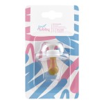 Соска-пустышка латексная, Lubby (Лабби) 1 шт арт. 23817 Джаст скошенный сосок 0 мес.