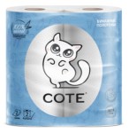 Полотенца бумажные, Cote (Коте) 2 шт 2 слоя рулон