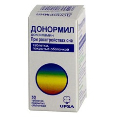 Донормил табл. п/о пленочной 15 мг 30 шт.