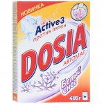 Порошок стиральный, Dosia (Дося) 400 г Автомат актив 3 белый снег