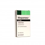 Мирапекс, таблетки 1 мг 30 шт